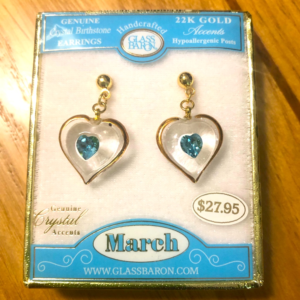 22k March Birthstone Gold
